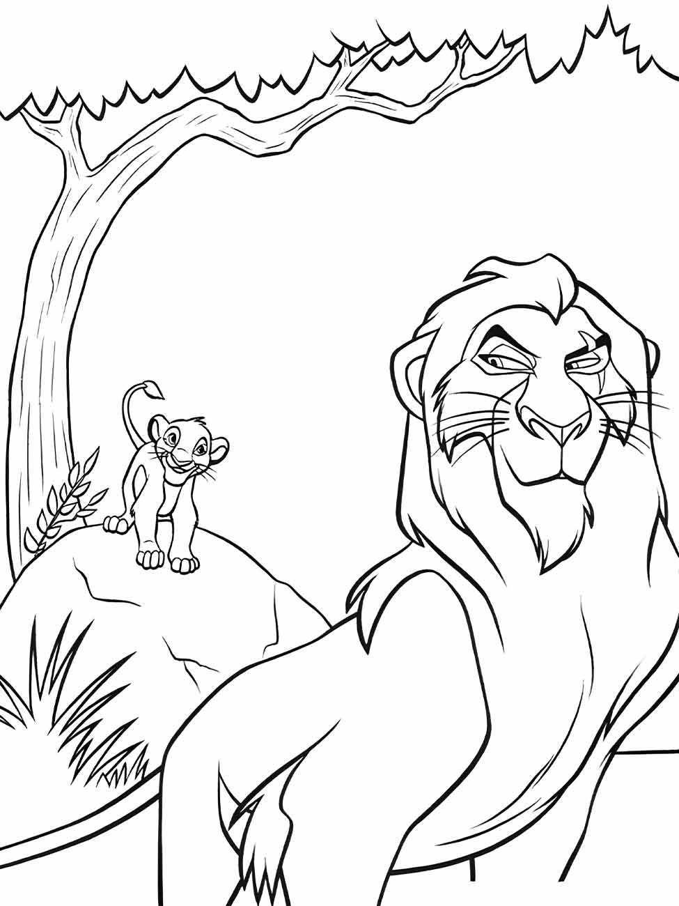 Lion king coloring page (42)