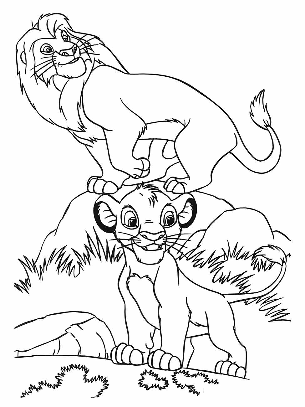 Lion king coloring page (43)