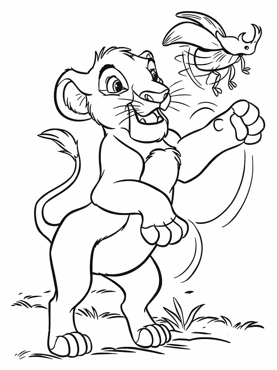 Lion king coloring page (5)