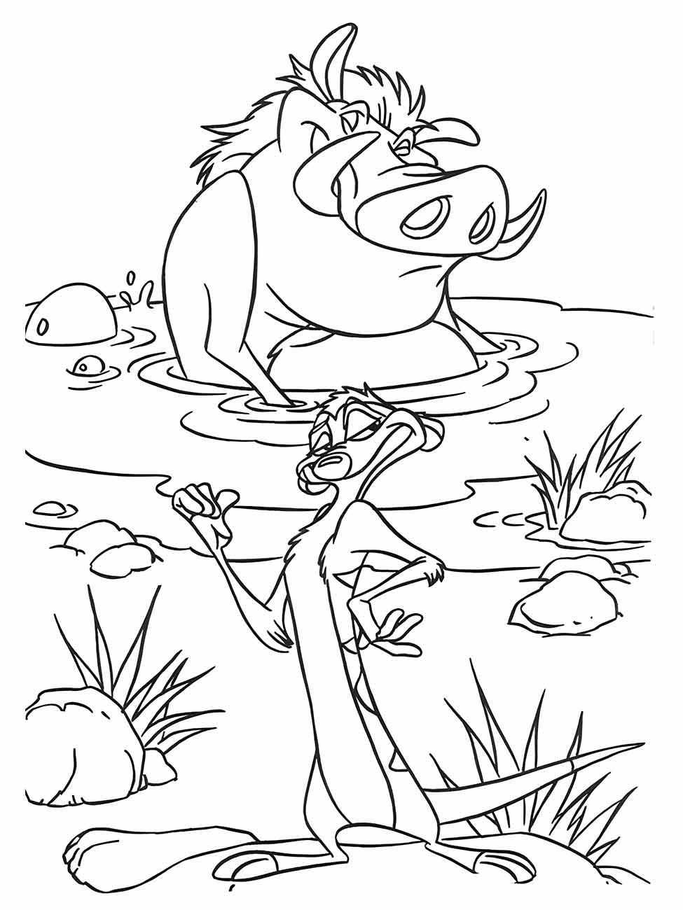 Lion king coloring page (51)