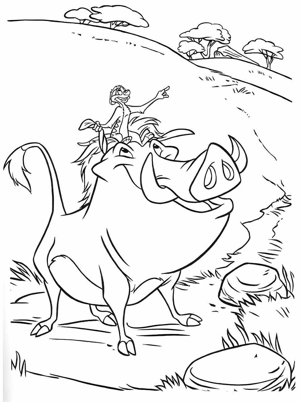 Lion king coloring page (52)