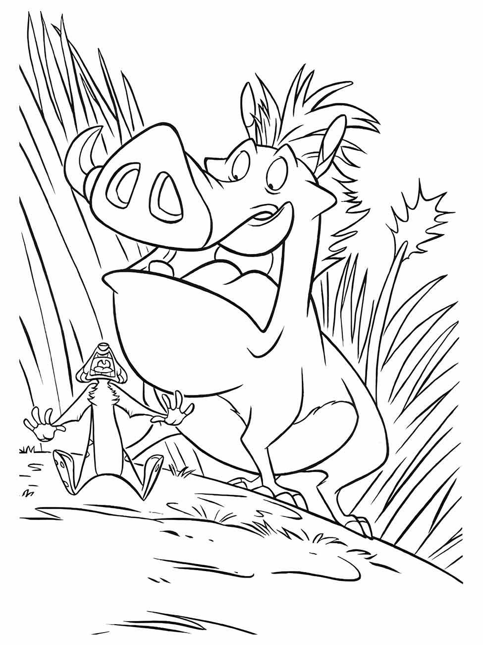 Lion king coloring page (54)