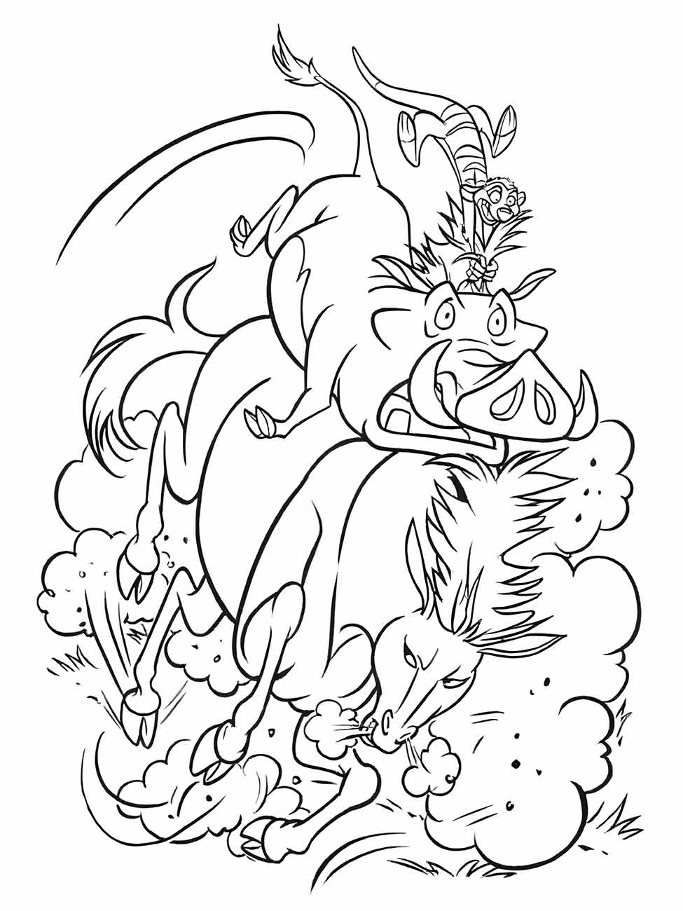 Lion king coloring page (55)