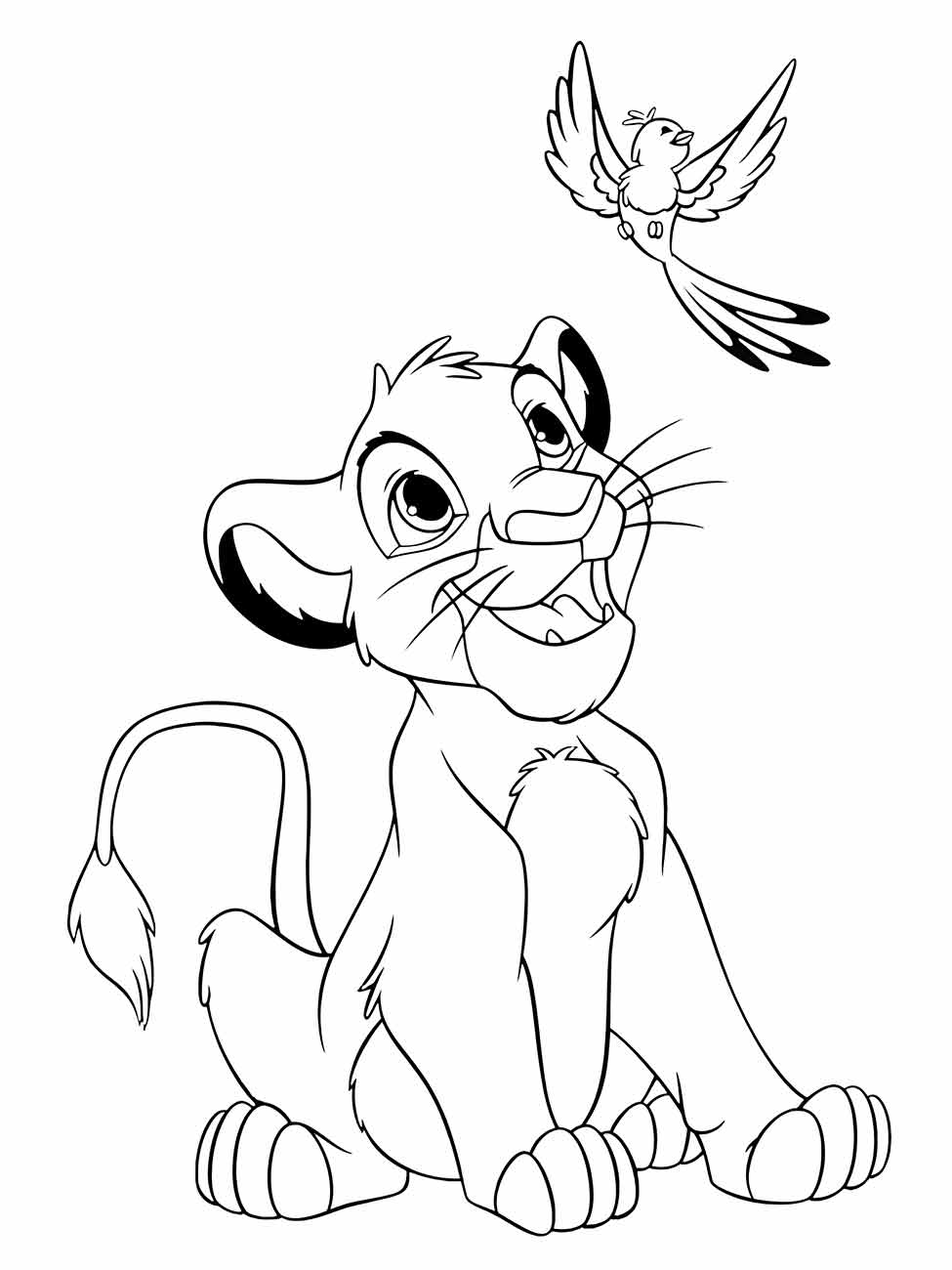 Lion king coloring page (7)