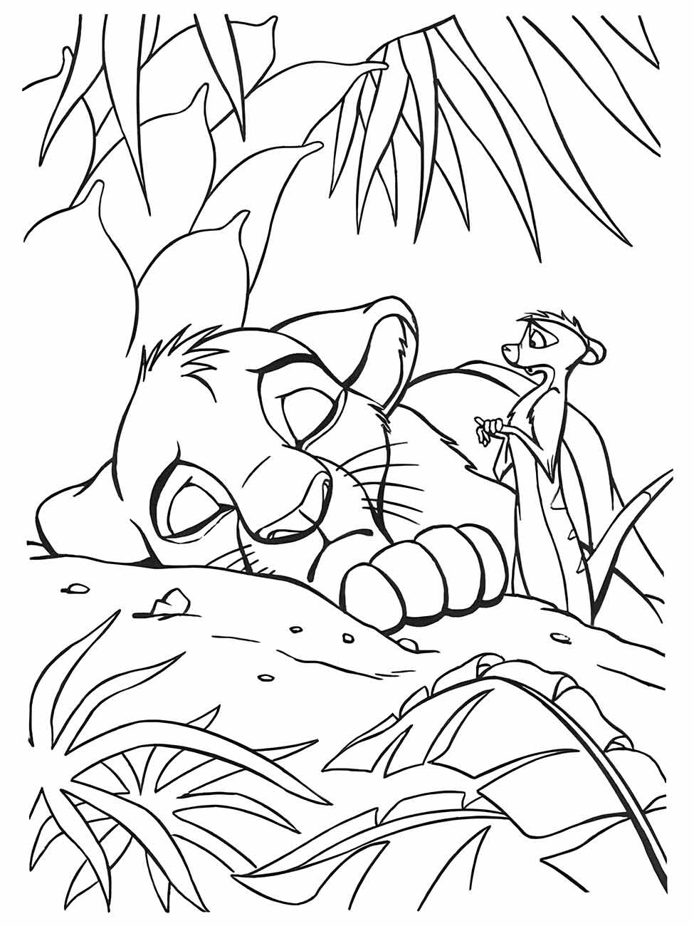 Lion king coloring page (8)