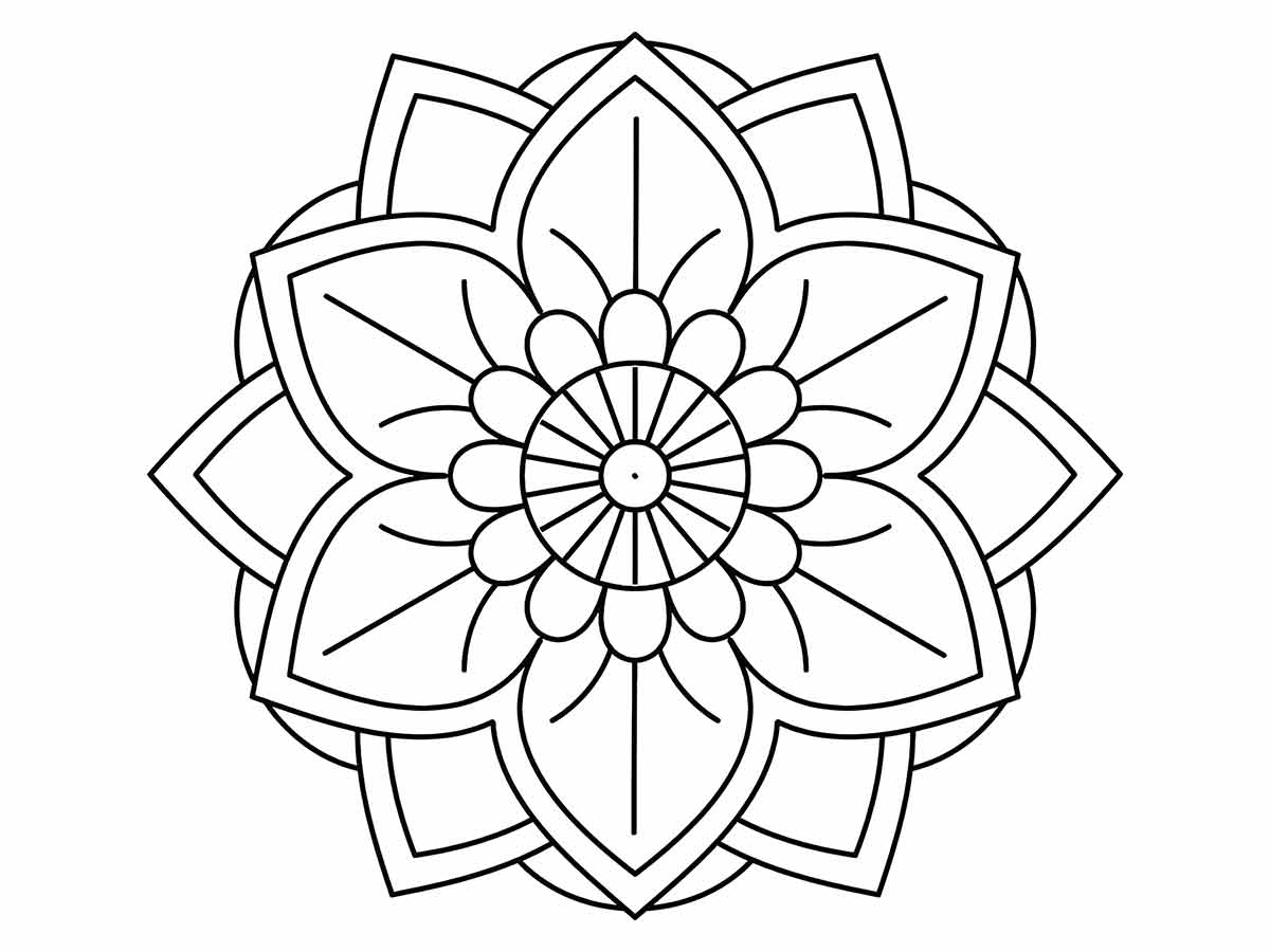 Mandalas coloring page (1)