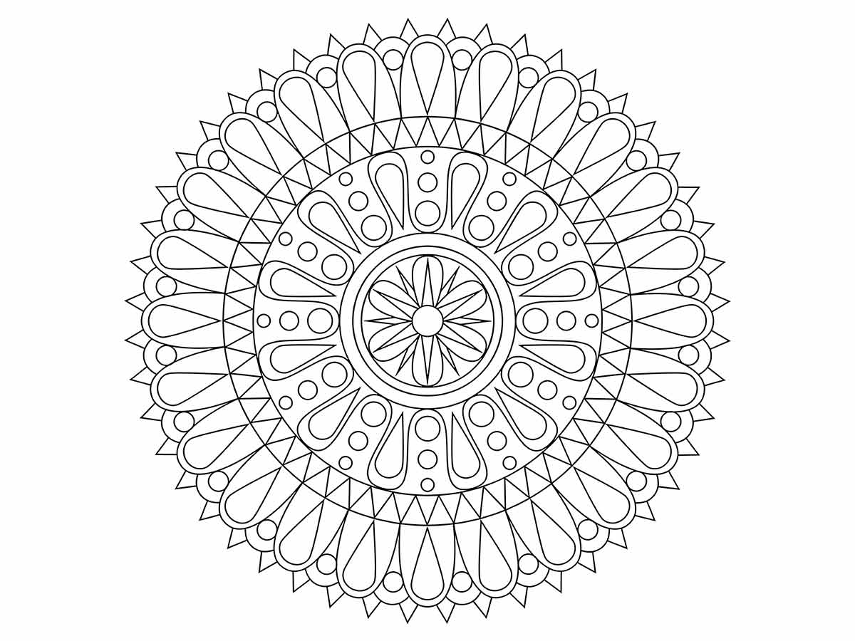 Mandalas coloring page (14)