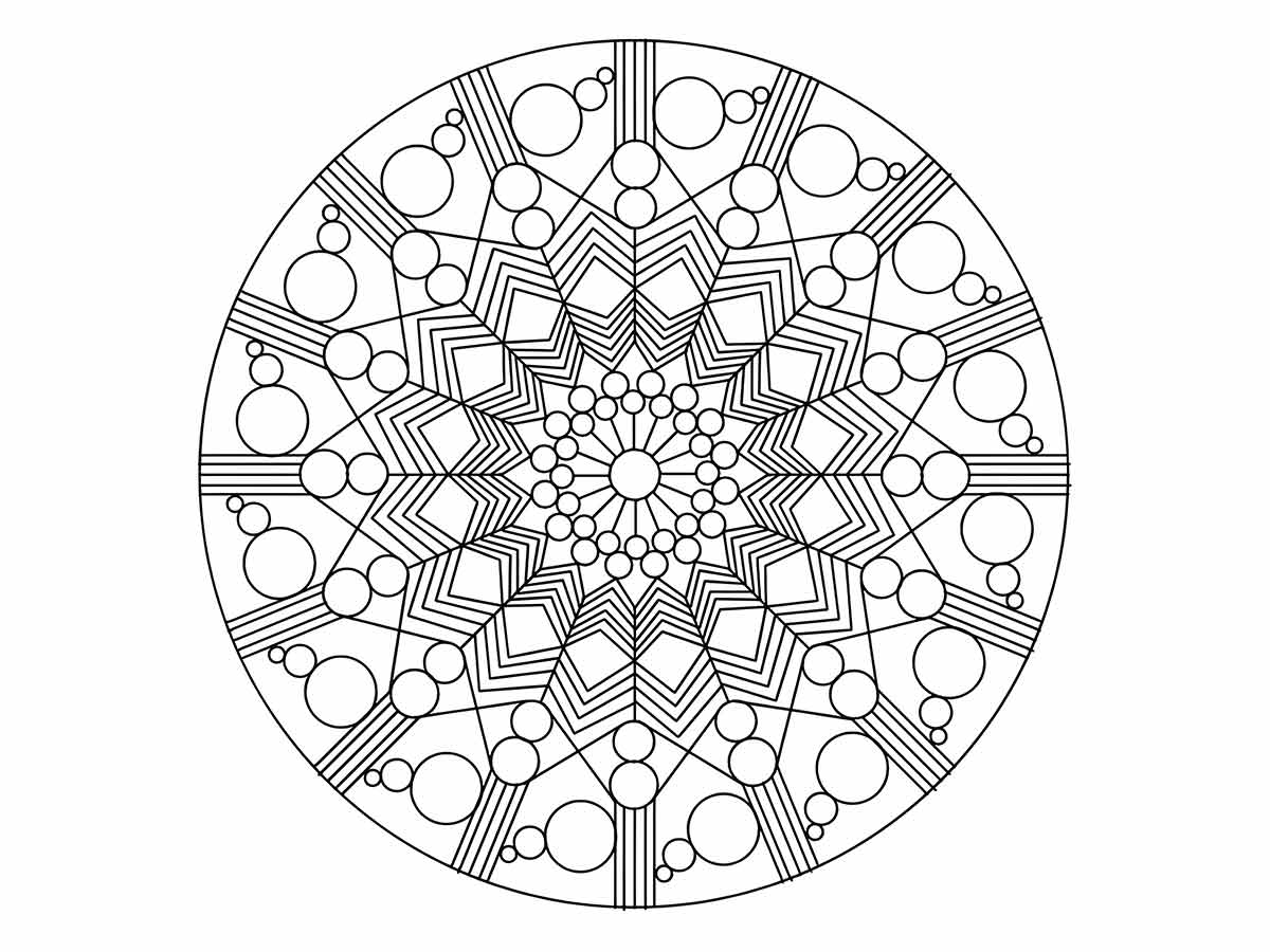 Mandalas coloring page (16)