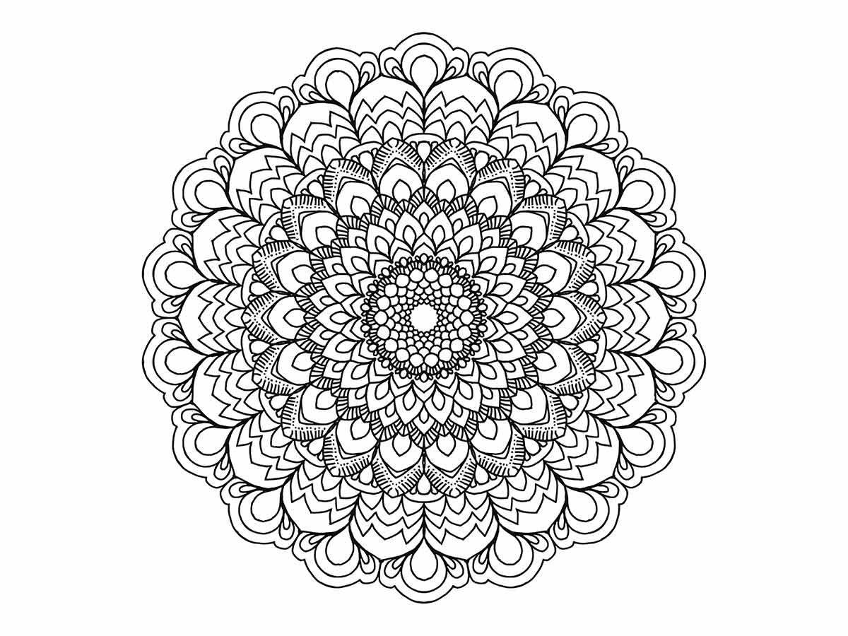 Mandalas coloring page (17)