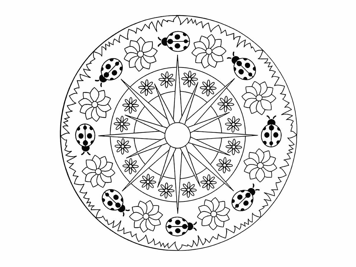 Mandalas coloring page (21)