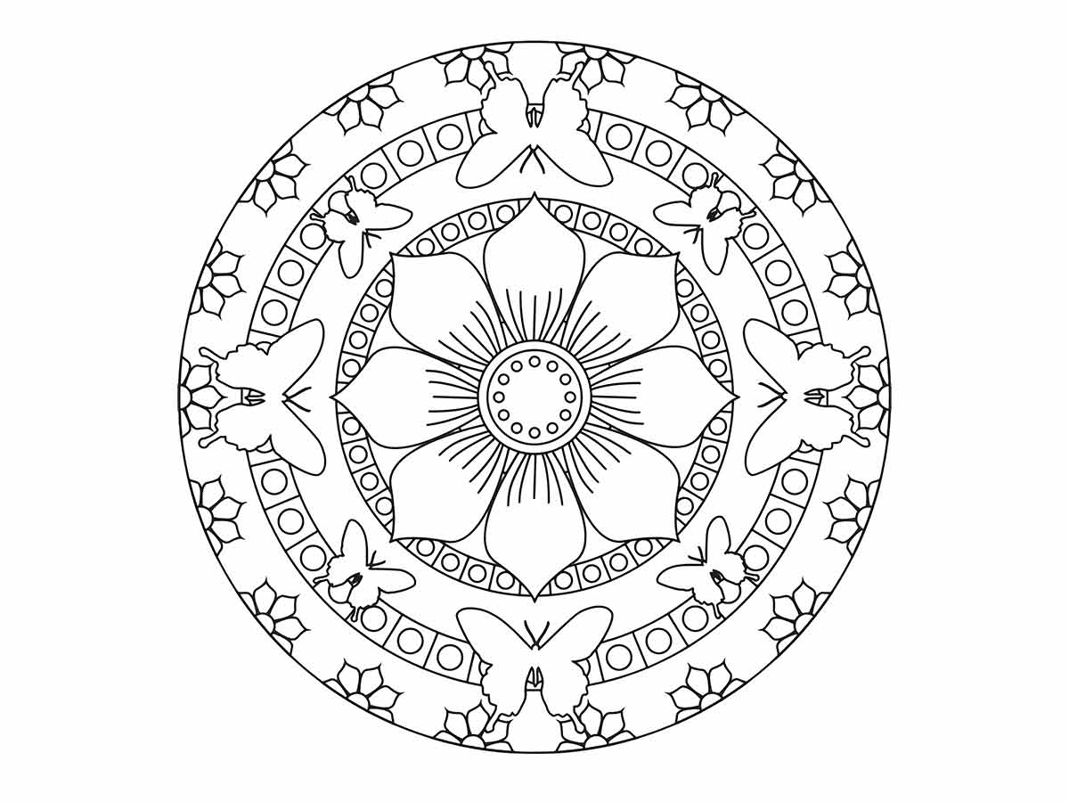 Mandalas coloring page (23)