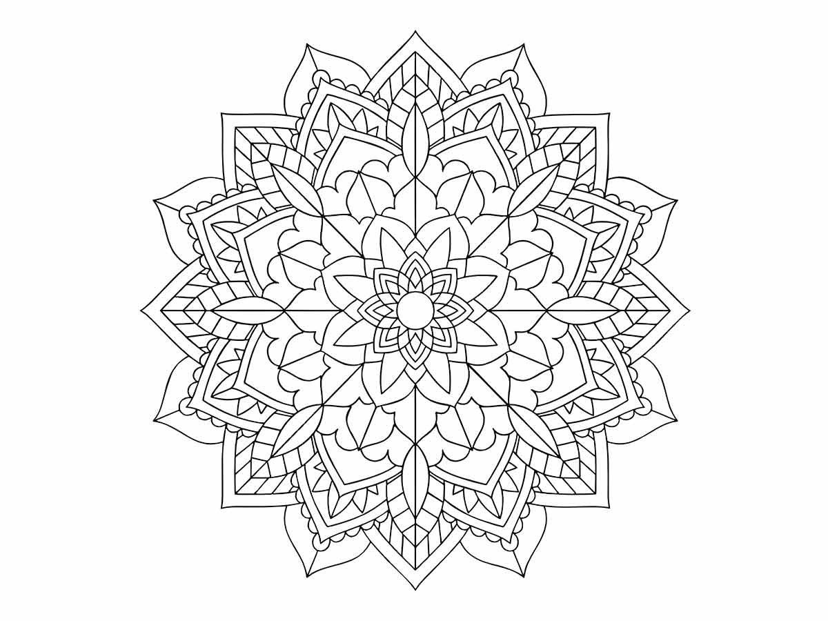 Mandalas coloring page (24)