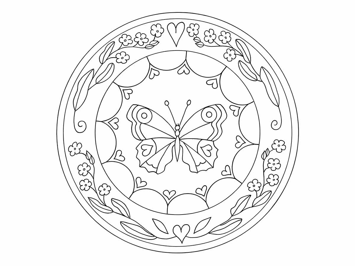 Mandalas coloring page (4)