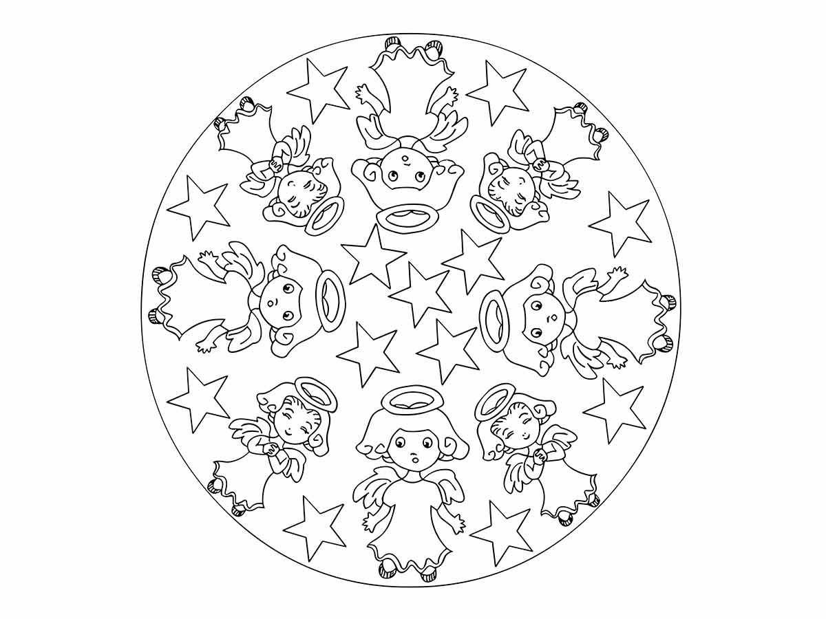 Mandalas coloring page (8)