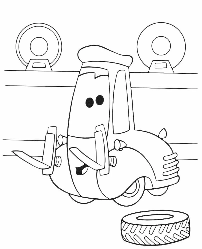 McQueen coloring page (10)