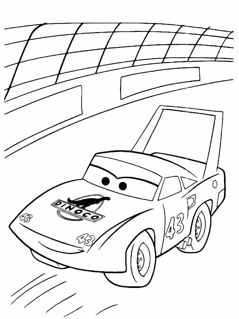 McQueen coloring page (11)