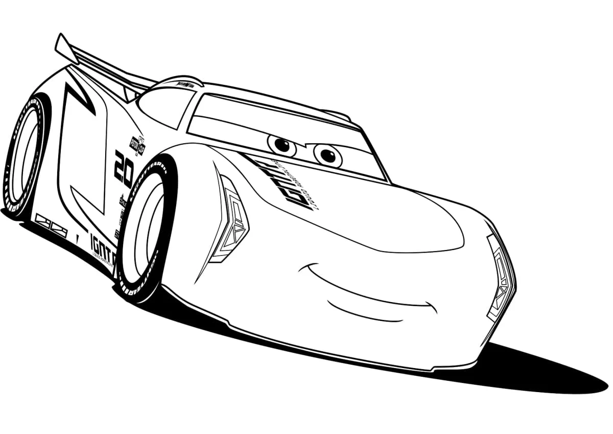 McQueen coloring page (12)