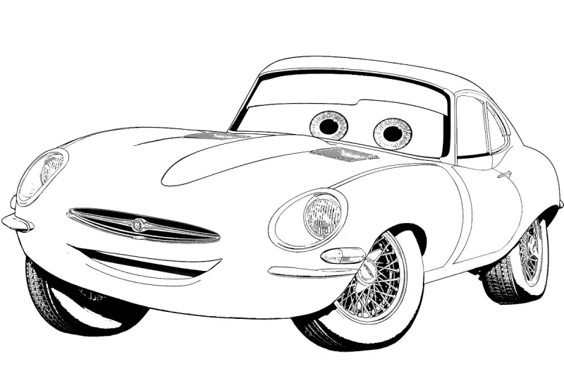 McQueen coloring page (13)