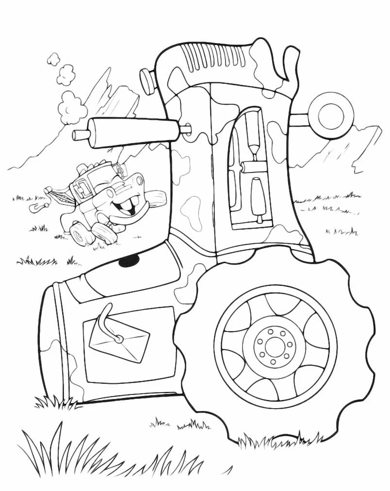 McQueen coloring page (14)