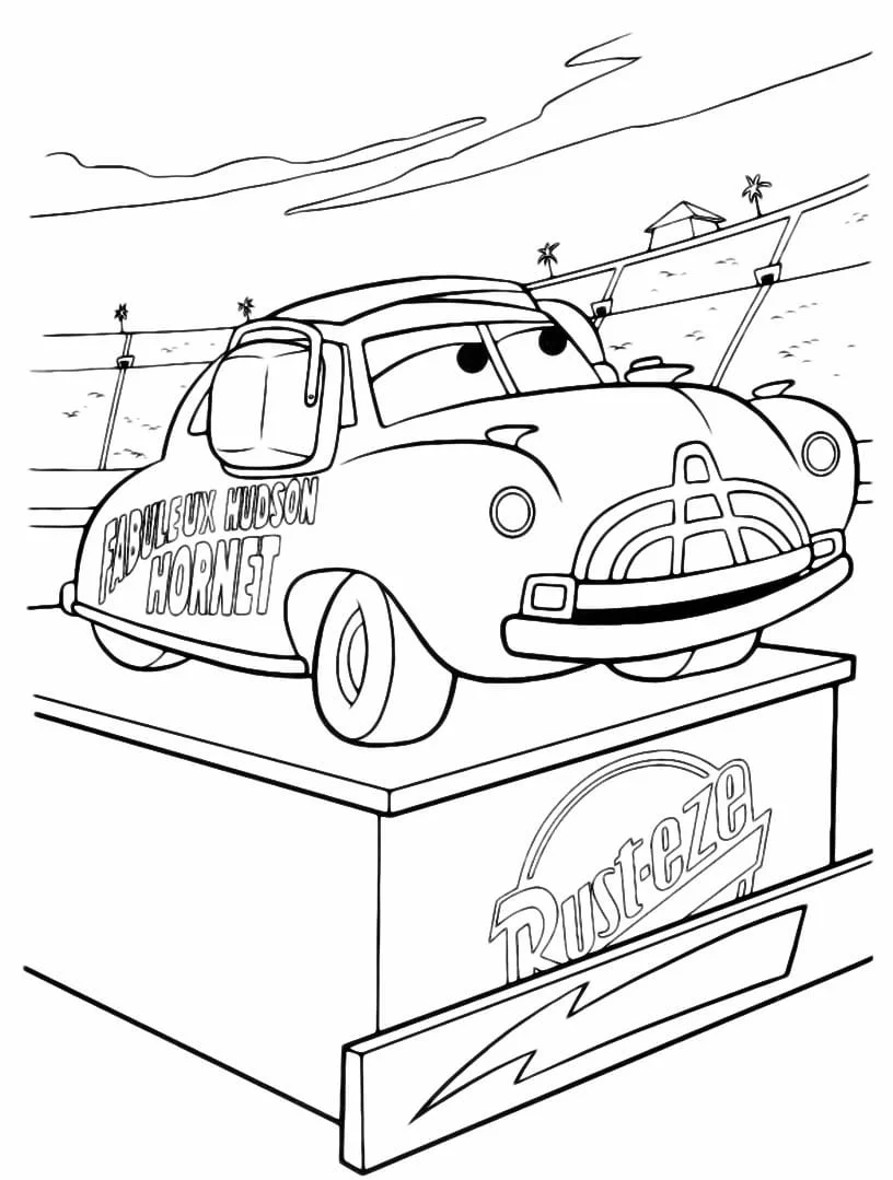 McQueen coloring page (16)