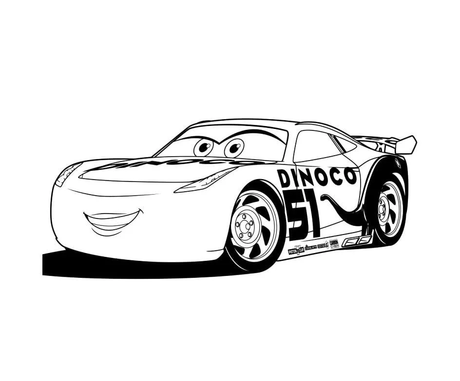 McQueen coloring page (17)