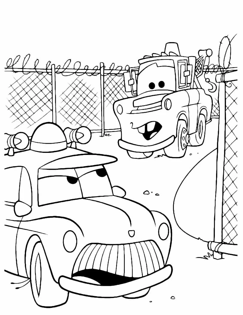 McQueen coloring page (21)