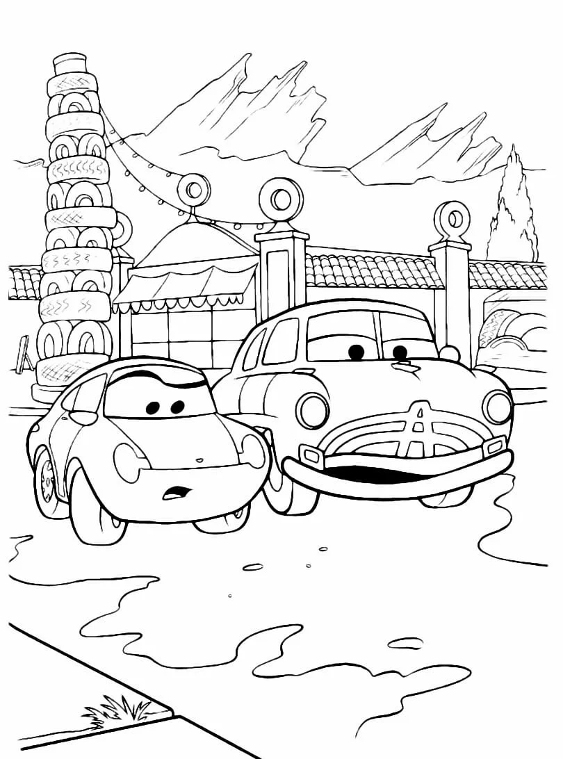 McQueen coloring page (28)