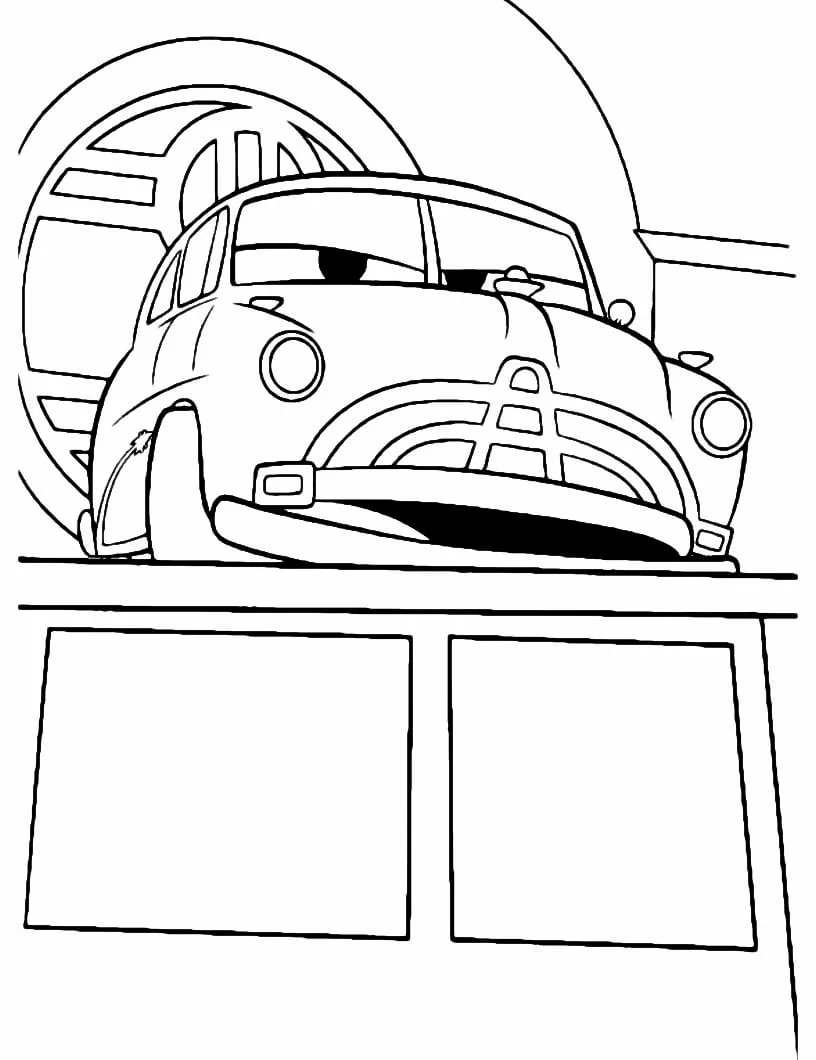 McQueen coloring page (3)