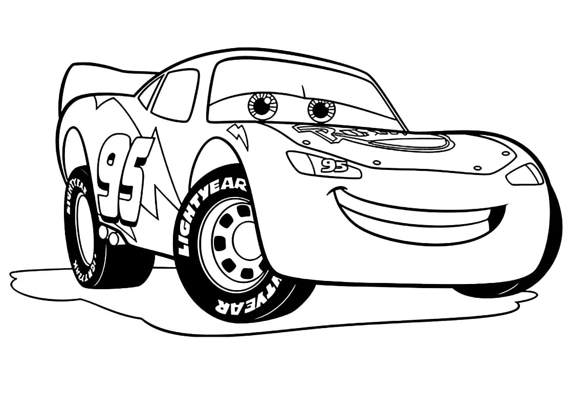 McQueen coloring page (30)