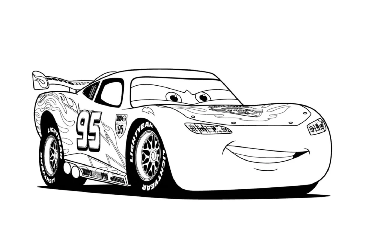 McQueen coloring page (32)