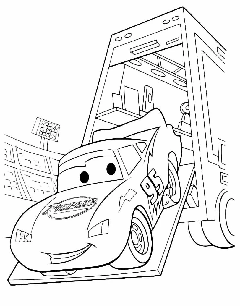 McQueen coloring page (36)