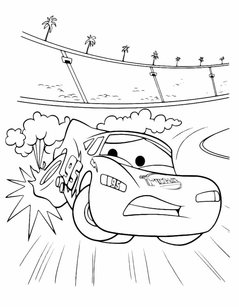 McQueen coloring page (38)