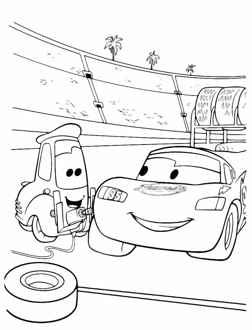 McQueen coloring page (39)