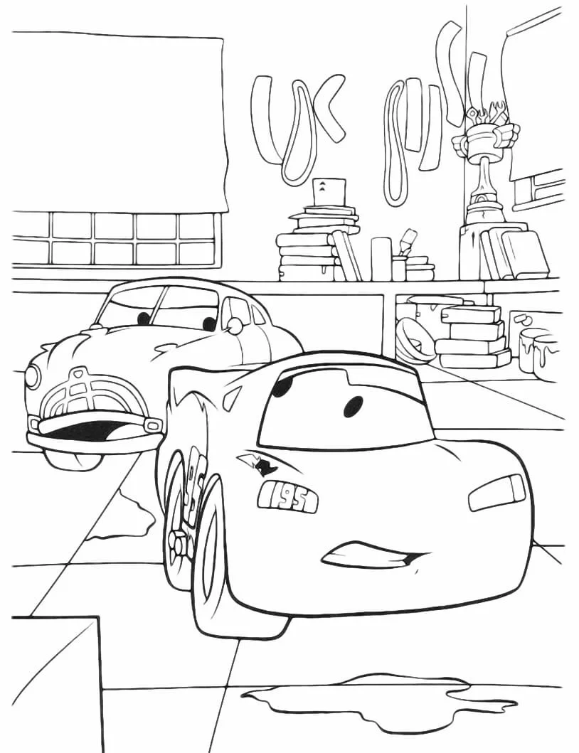 McQueen coloring page (41)