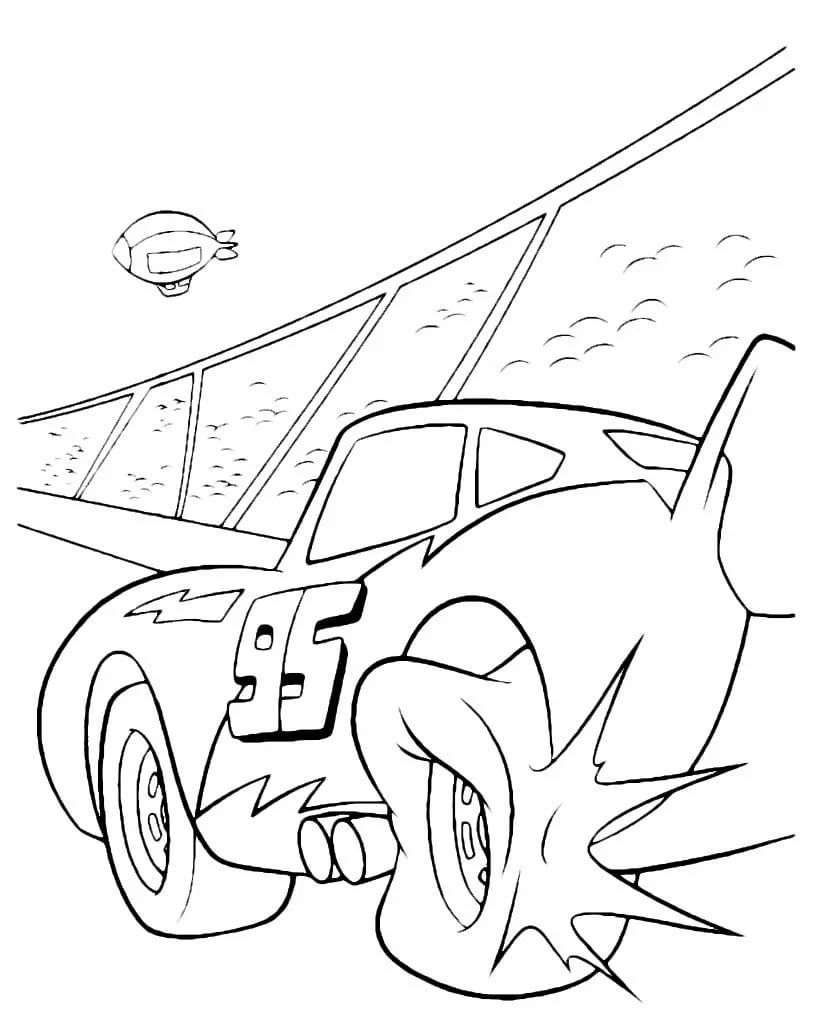 McQueen coloring page (44)