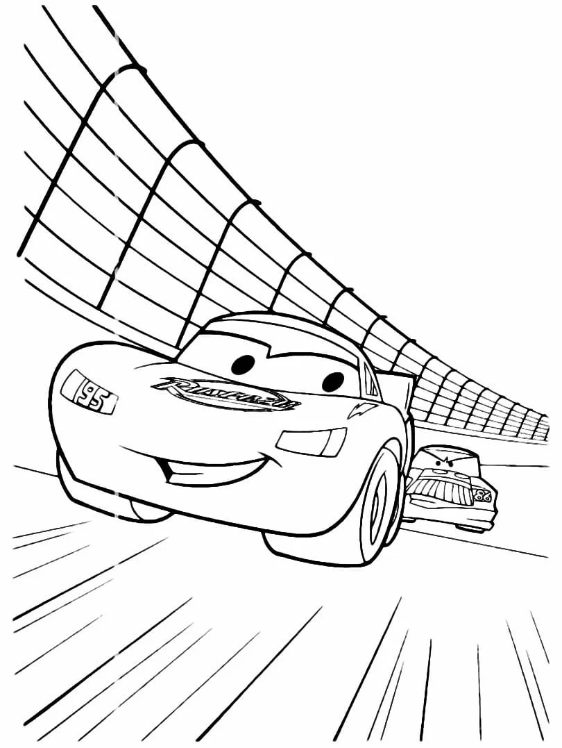 McQueen coloring page (45)