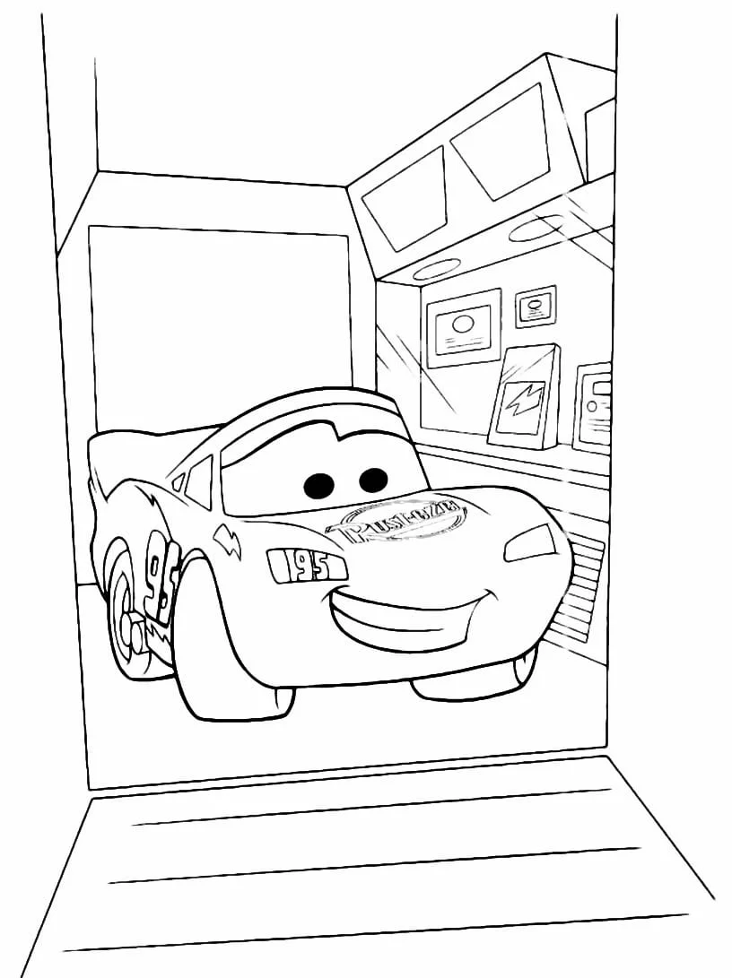 McQueen coloring page (47)