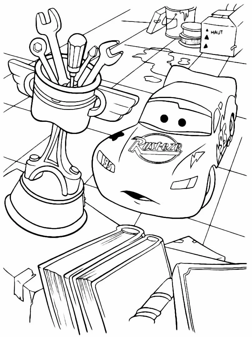 McQueen coloring page (48)