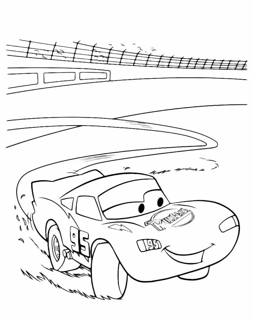 McQueen coloring page (49)