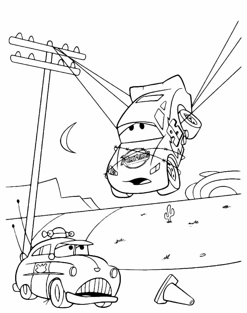 McQueen coloring page (51)