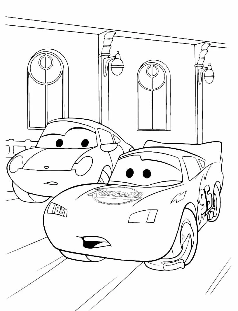 McQueen coloring page (55)