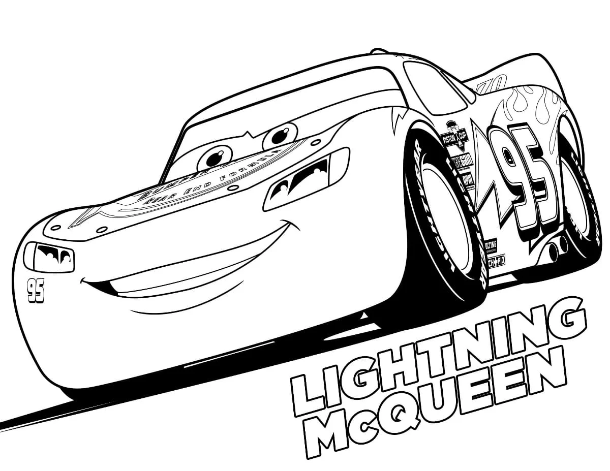 McQueen coloring page (60)