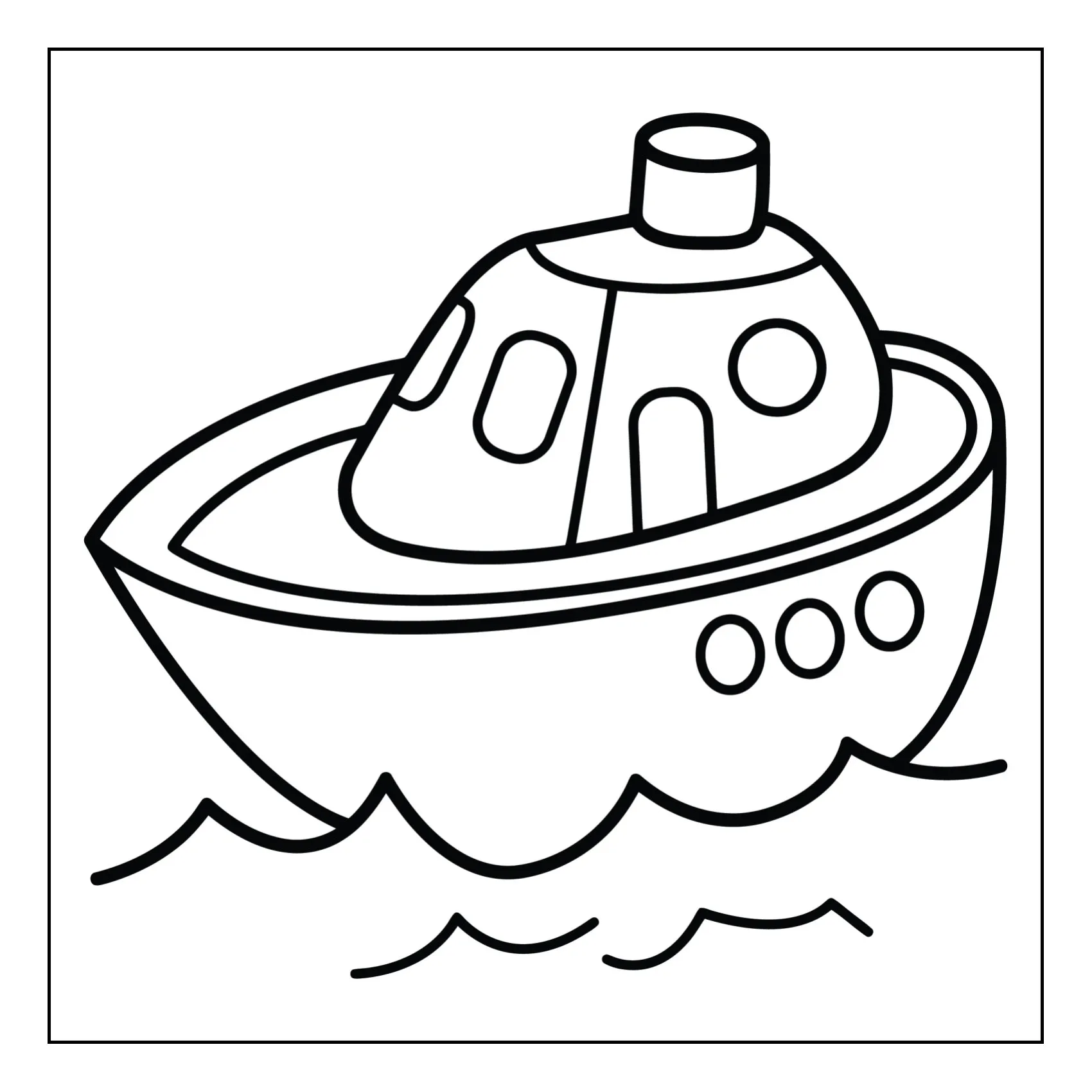 Means of tranport coloring page (15)