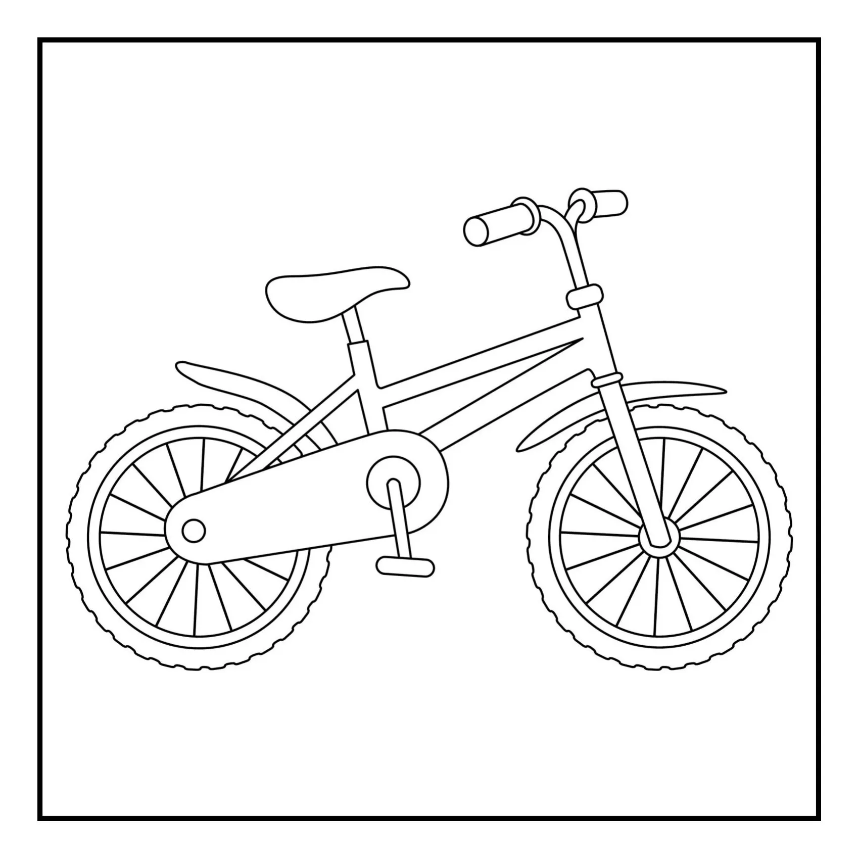 Means of tranport coloring page (16)