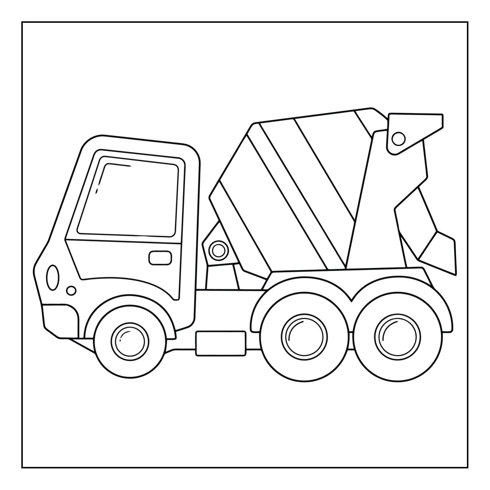 Means of tranport coloring page (19)