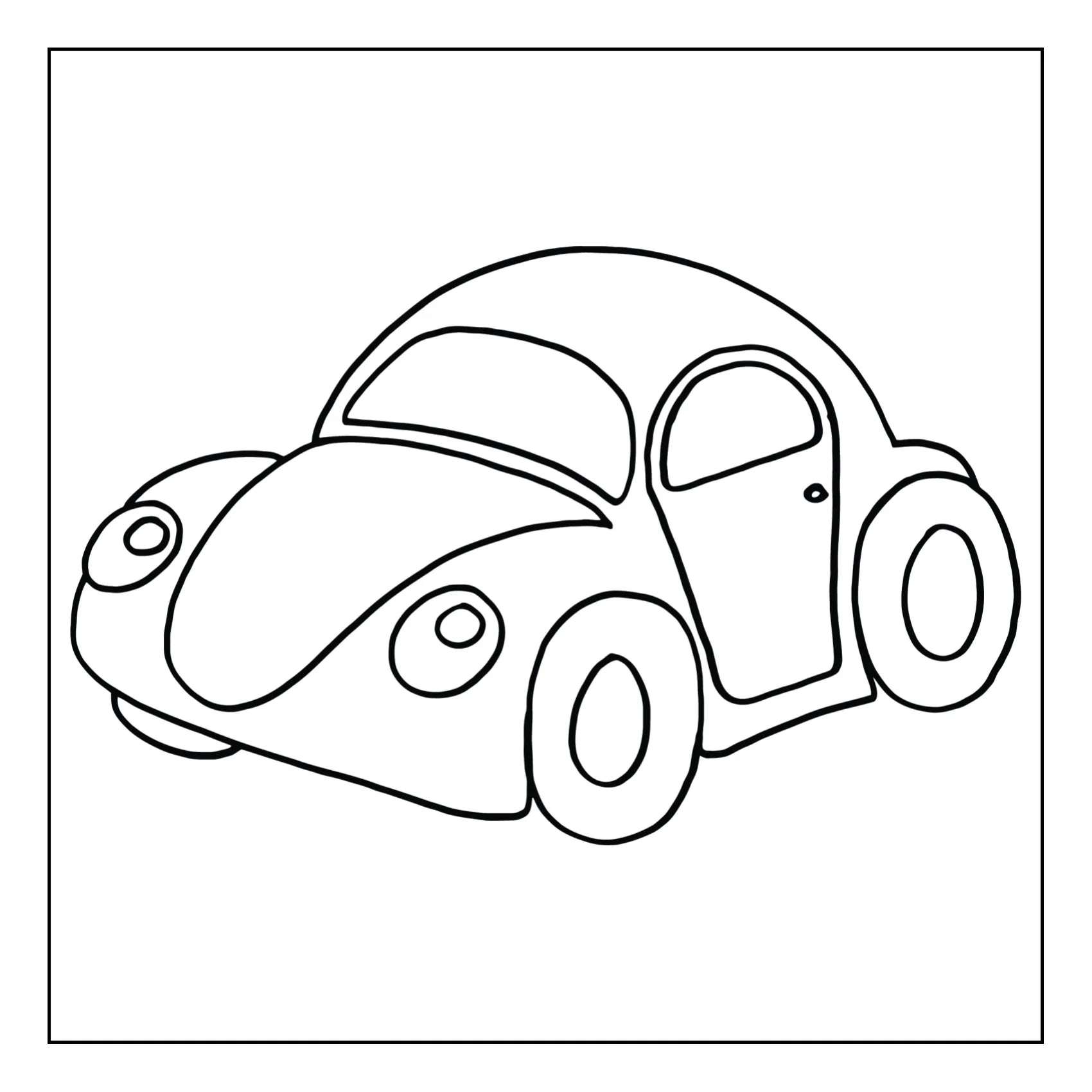 Means of tranport coloring page (27)