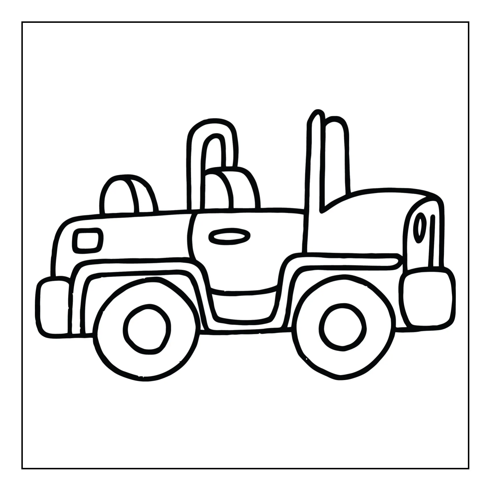 Means of tranport coloring page (29)