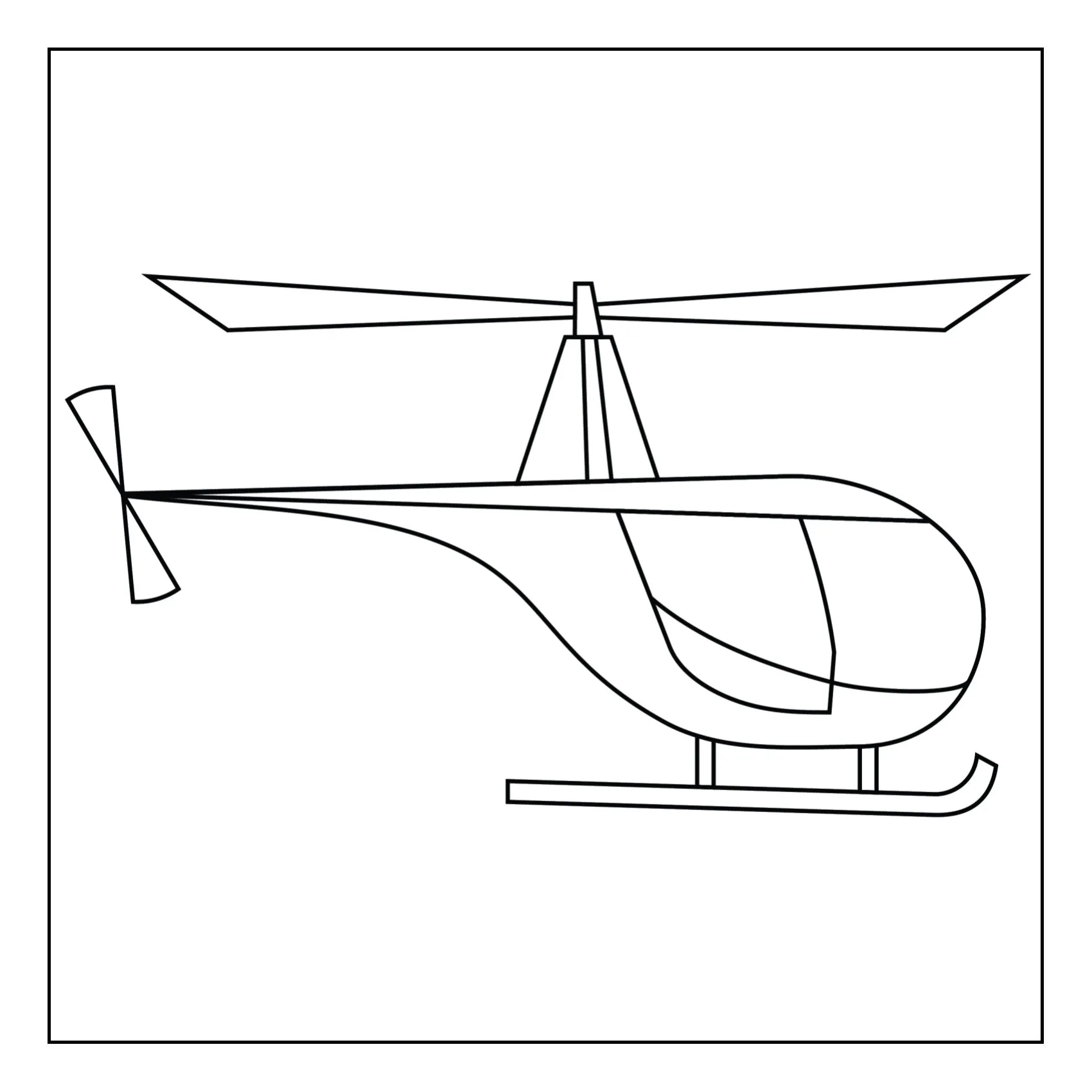 Means of tranport coloring page (41)