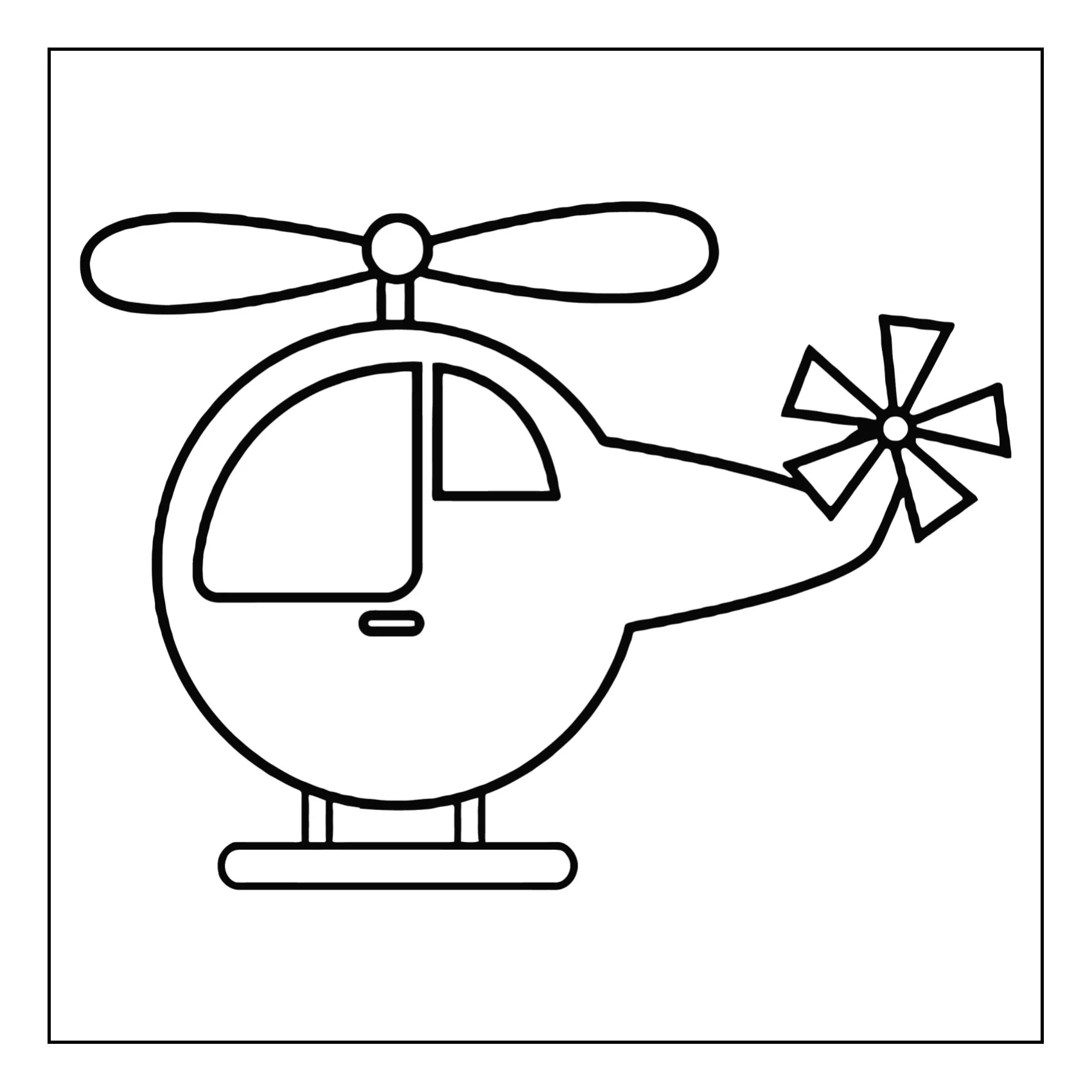 Means of tranport coloring page (43)