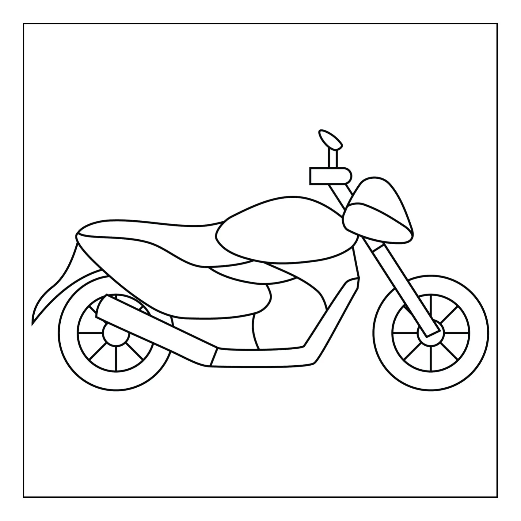 Means of tranport coloring page (46)